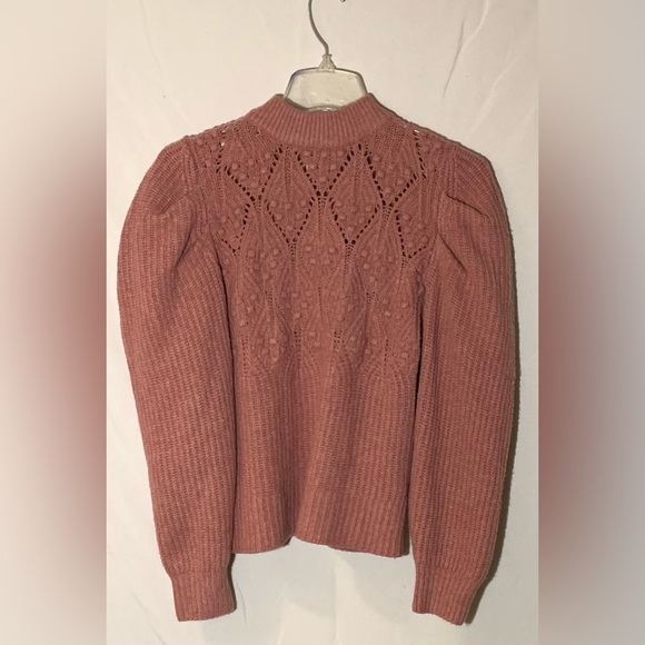 🎈Deep Pink Balloon Sleeve Sweater🎈 - Picture 2 of 9